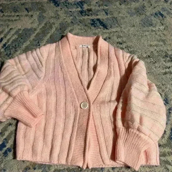 Tularosa casha blush coquette Cardigan small - Picture 3 of 6